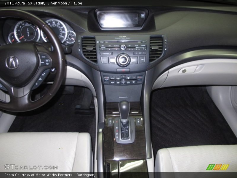 Silver Moon / Taupe 2011 Acura TSX Sedan