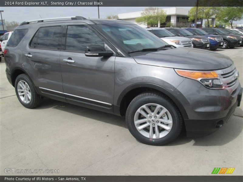 Sterling Gray / Charcoal Black 2014 Ford Explorer XLT