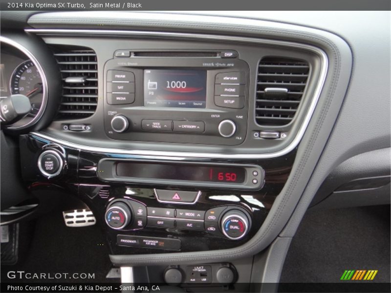 Satin Metal / Black 2014 Kia Optima SX Turbo