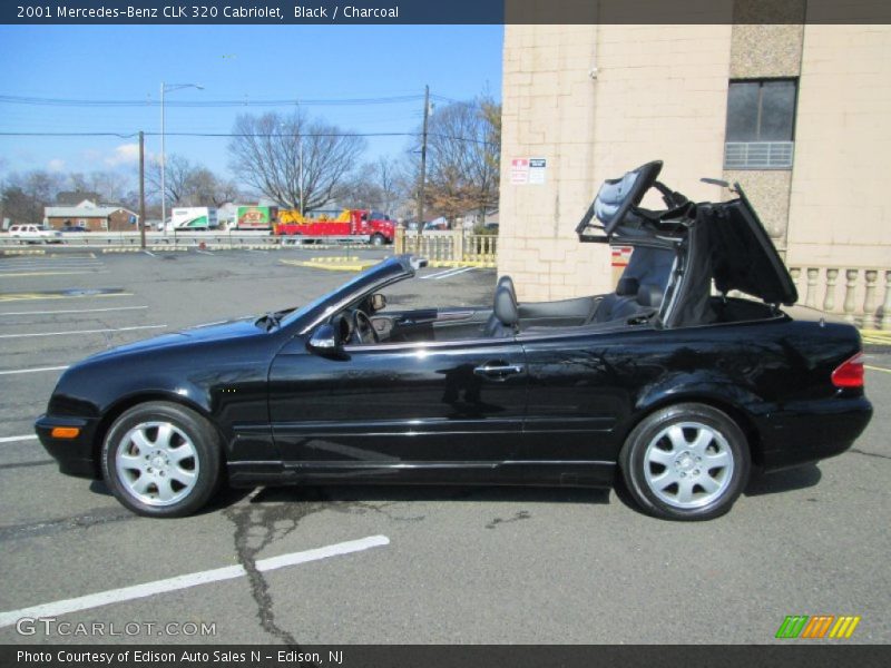 Black / Charcoal 2001 Mercedes-Benz CLK 320 Cabriolet