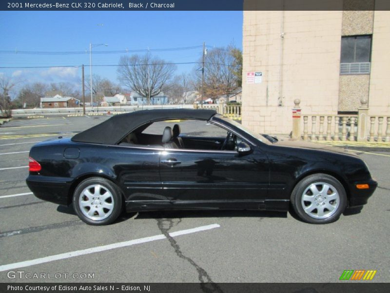Black / Charcoal 2001 Mercedes-Benz CLK 320 Cabriolet