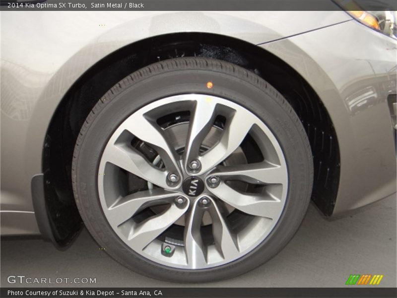 Satin Metal / Black 2014 Kia Optima SX Turbo