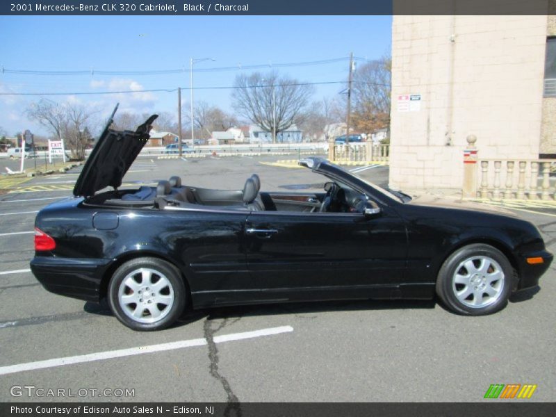 Black / Charcoal 2001 Mercedes-Benz CLK 320 Cabriolet