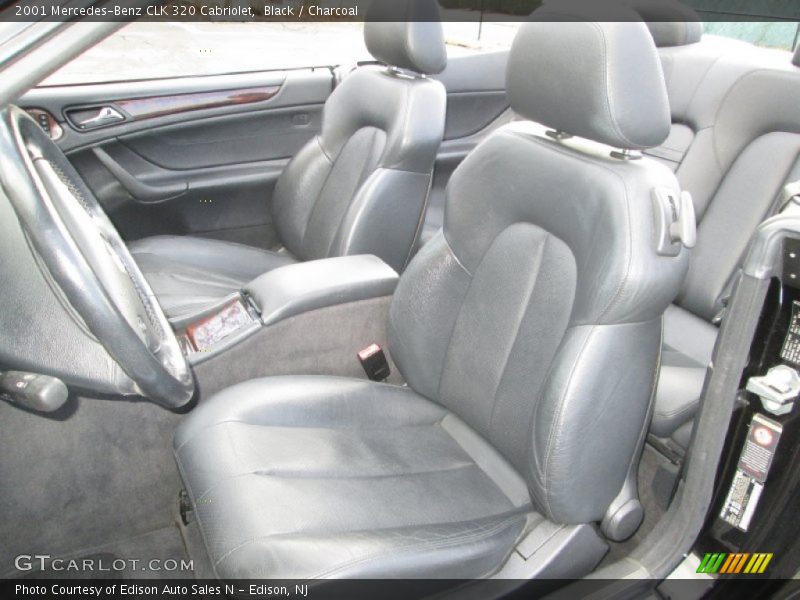 Black / Charcoal 2001 Mercedes-Benz CLK 320 Cabriolet