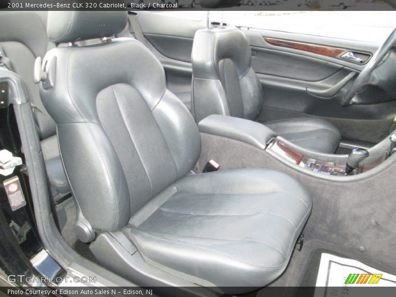 Black / Charcoal 2001 Mercedes-Benz CLK 320 Cabriolet