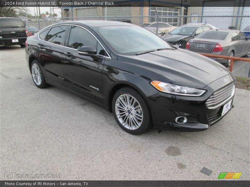 Tuxedo Black / Charcoal Black 2014 Ford Fusion Hybrid SE