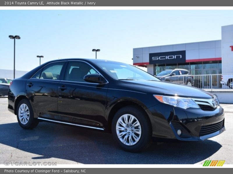 Attitude Black Metallic / Ivory 2014 Toyota Camry LE
