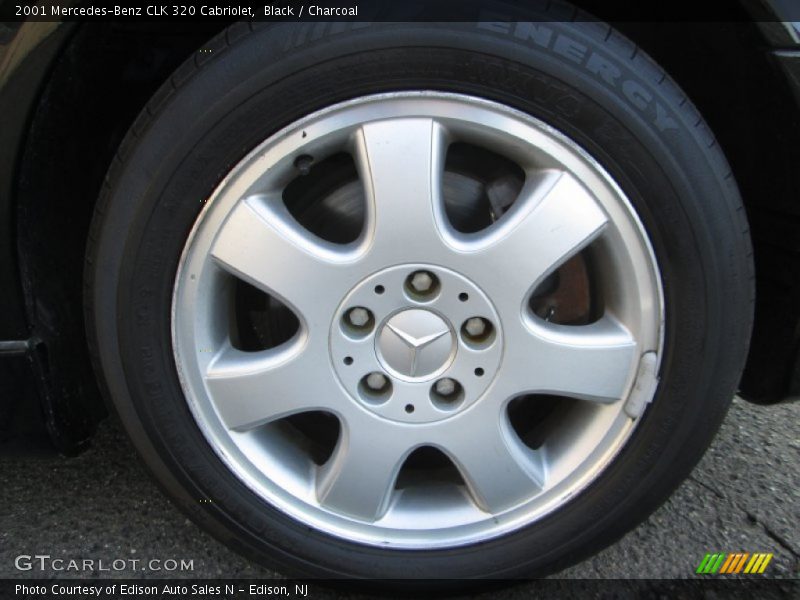 Black / Charcoal 2001 Mercedes-Benz CLK 320 Cabriolet