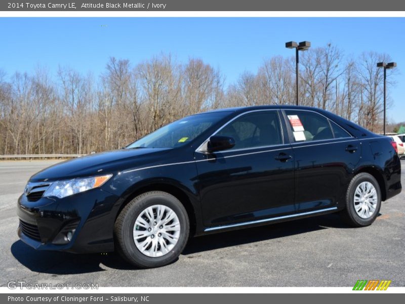 Attitude Black Metallic / Ivory 2014 Toyota Camry LE