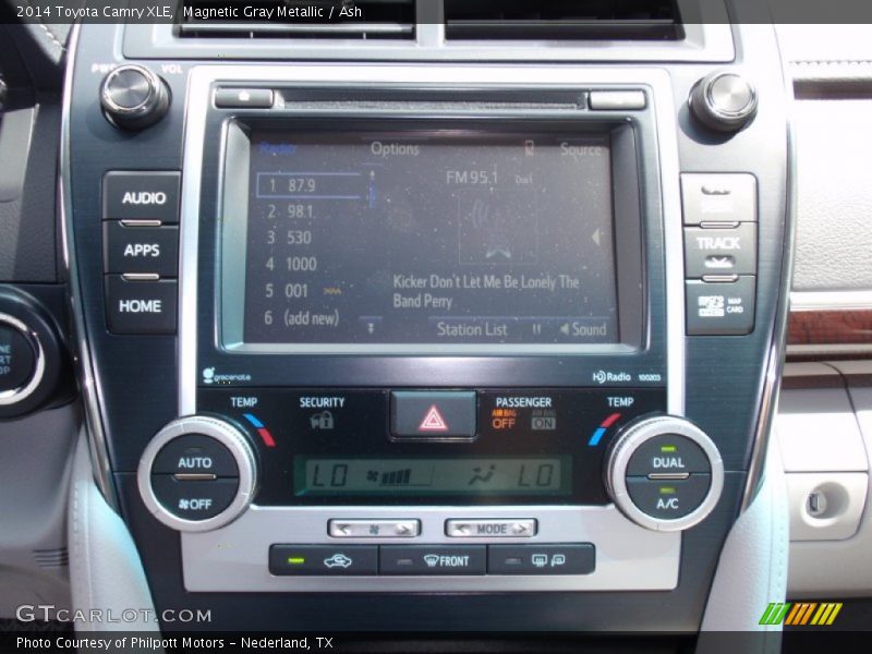 Magnetic Gray Metallic / Ash 2014 Toyota Camry XLE