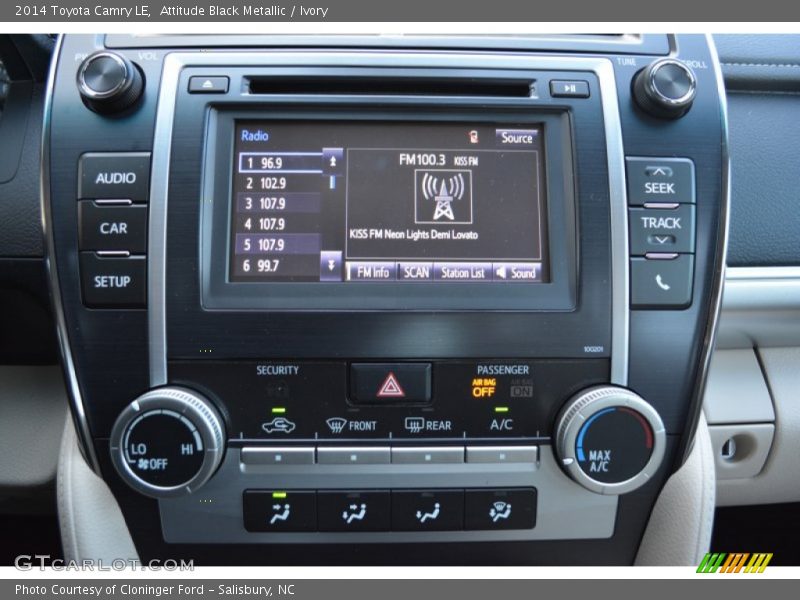 Attitude Black Metallic / Ivory 2014 Toyota Camry LE