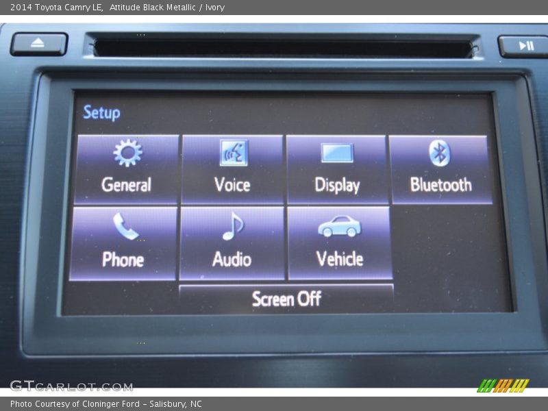 Attitude Black Metallic / Ivory 2014 Toyota Camry LE