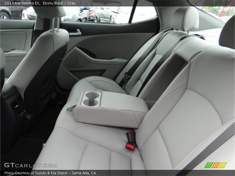 Ebony Black / Gray 2014 Kia Optima EX