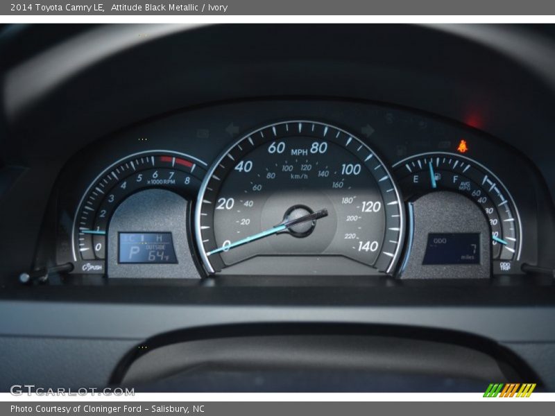 Attitude Black Metallic / Ivory 2014 Toyota Camry LE