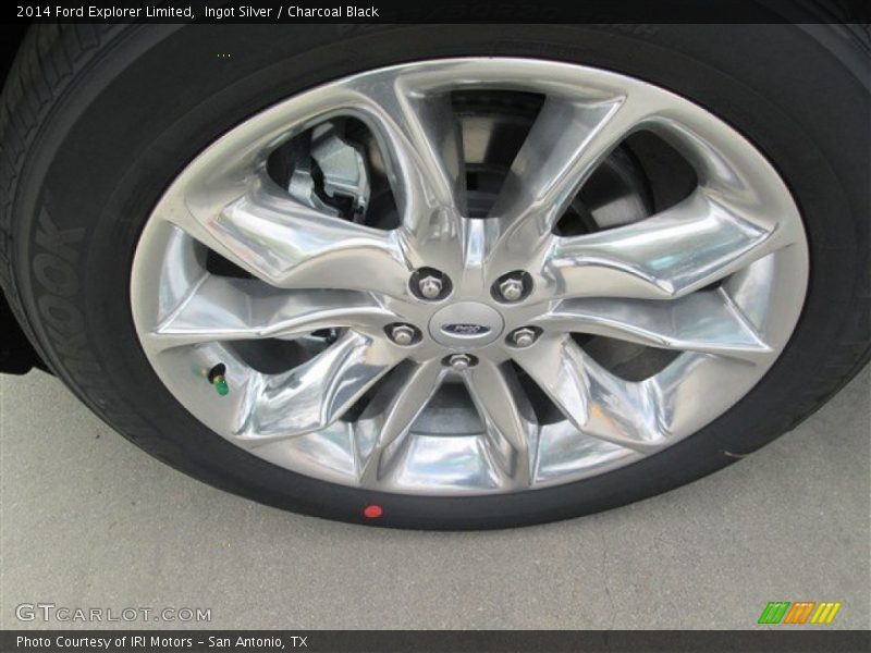 Ingot Silver / Charcoal Black 2014 Ford Explorer Limited