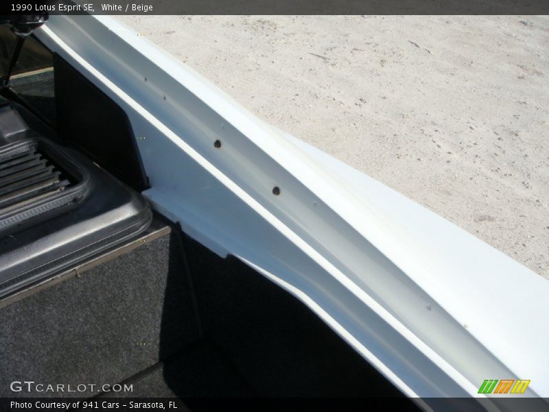 White / Beige 1990 Lotus Esprit SE