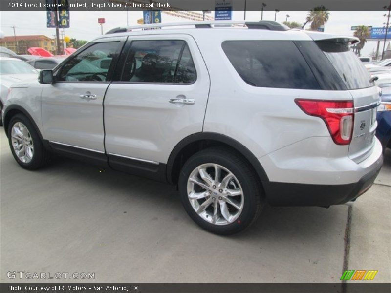 Ingot Silver / Charcoal Black 2014 Ford Explorer Limited
