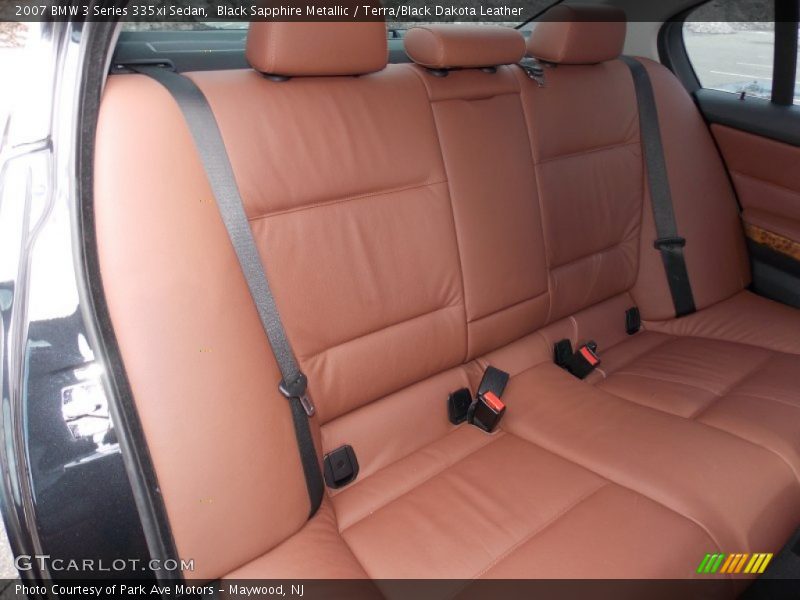 Rear Seat of 2007 3 Series 335xi Sedan