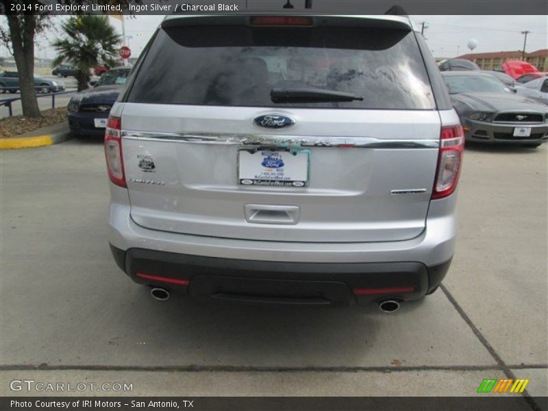 Ingot Silver / Charcoal Black 2014 Ford Explorer Limited
