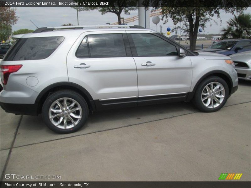 Ingot Silver / Charcoal Black 2014 Ford Explorer Limited