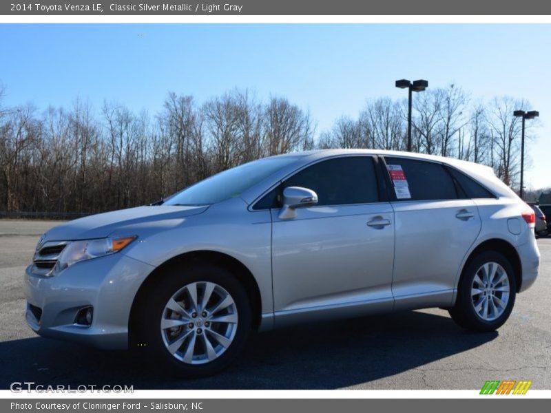 Classic Silver Metallic / Light Gray 2014 Toyota Venza LE