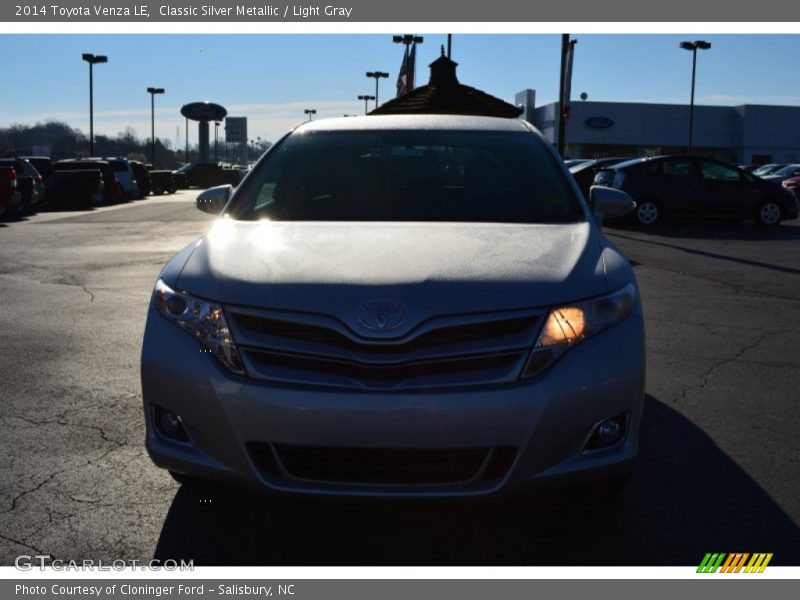 Classic Silver Metallic / Light Gray 2014 Toyota Venza LE