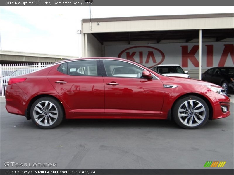 Remington Red / Black 2014 Kia Optima SX Turbo