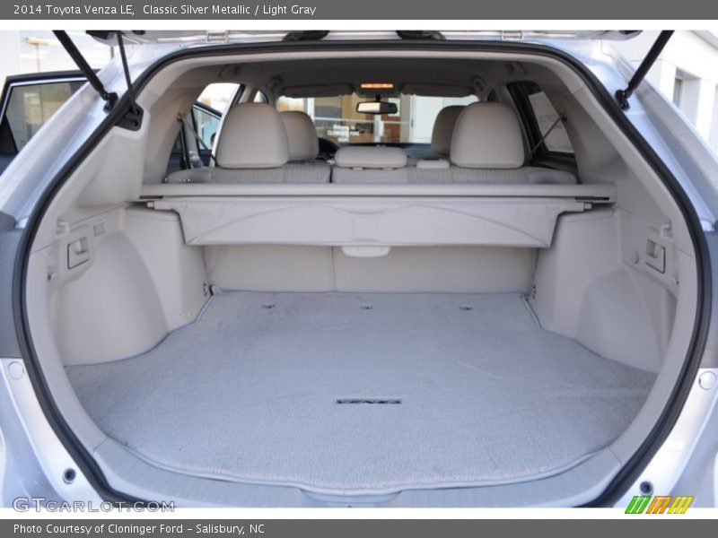 Classic Silver Metallic / Light Gray 2014 Toyota Venza LE