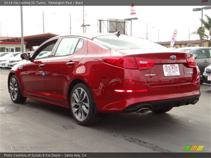 Remington Red / Black 2014 Kia Optima SX Turbo