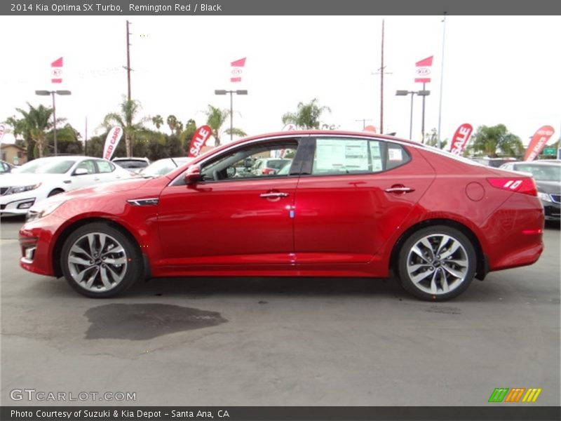 Remington Red / Black 2014 Kia Optima SX Turbo