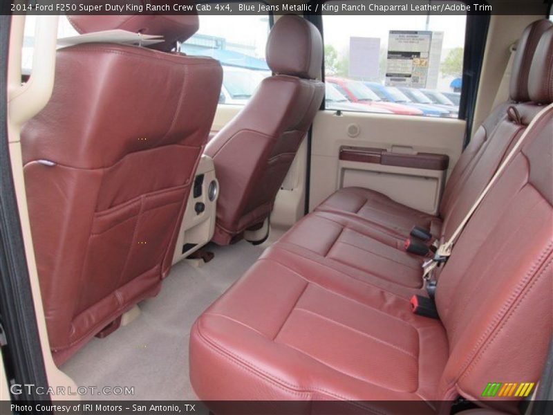 Blue Jeans Metallic / King Ranch Chaparral Leather/Adobe Trim 2014 Ford F250 Super Duty King Ranch Crew Cab 4x4