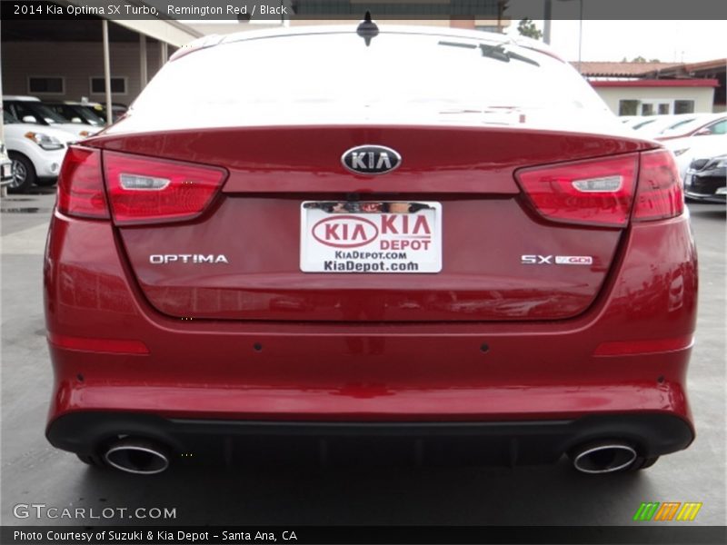 Remington Red / Black 2014 Kia Optima SX Turbo