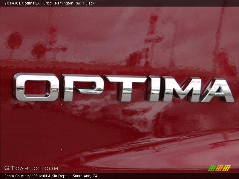 Remington Red / Black 2014 Kia Optima SX Turbo