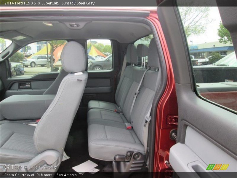 Sunset / Steel Grey 2014 Ford F150 STX SuperCab