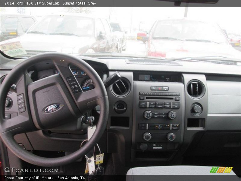 Sunset / Steel Grey 2014 Ford F150 STX SuperCab