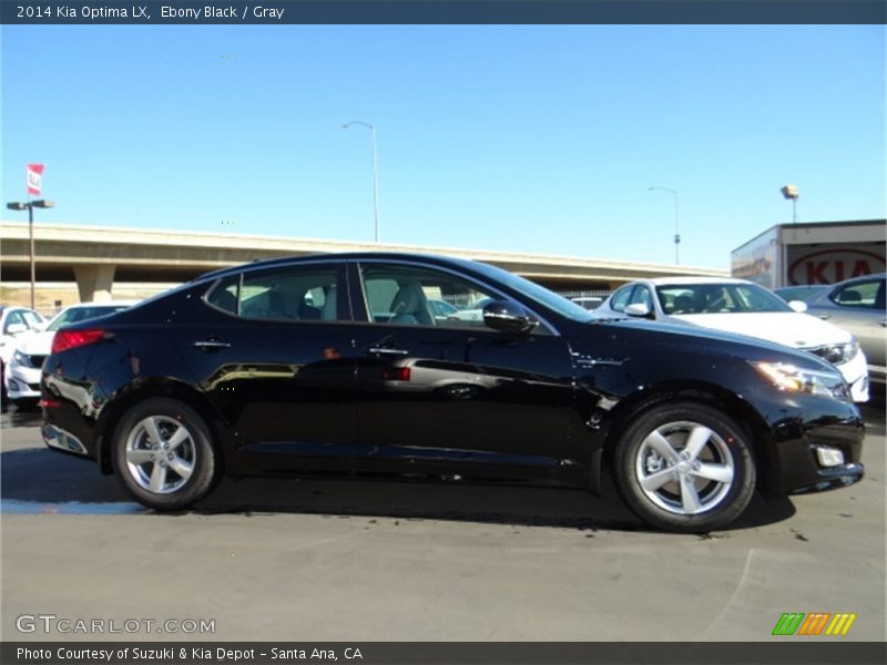 Ebony Black / Gray 2014 Kia Optima LX