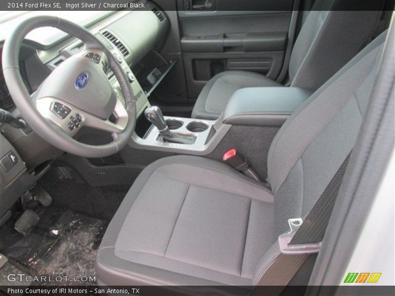 Ingot Silver / Charcoal Black 2014 Ford Flex SE