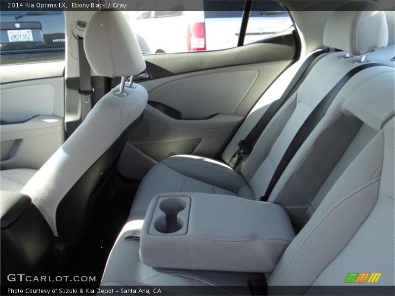 Ebony Black / Gray 2014 Kia Optima LX