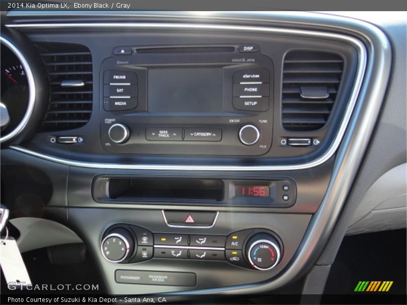 Ebony Black / Gray 2014 Kia Optima LX
