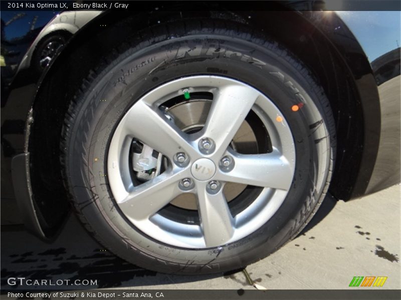Ebony Black / Gray 2014 Kia Optima LX