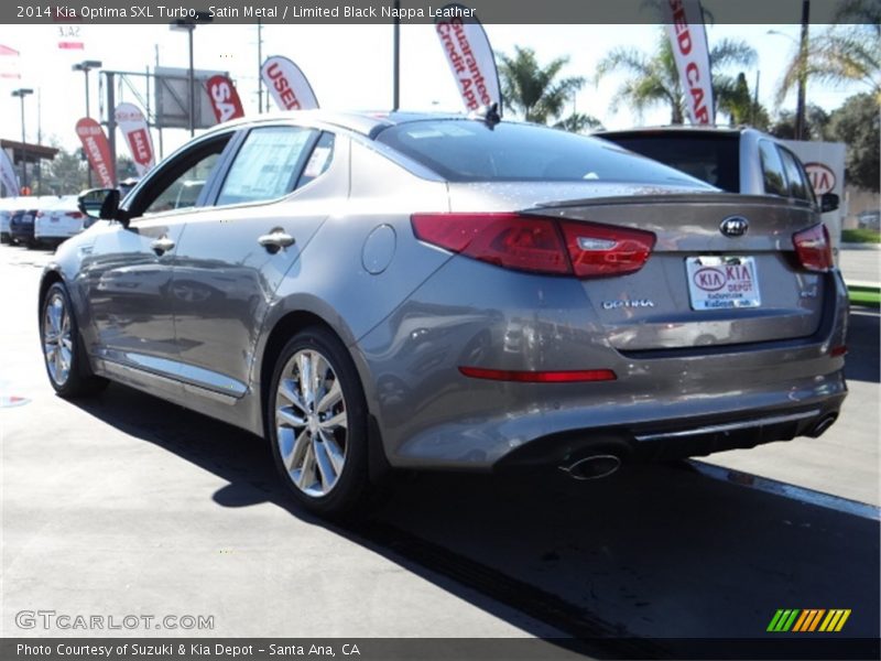 Satin Metal / Limited Black Nappa Leather 2014 Kia Optima SXL Turbo