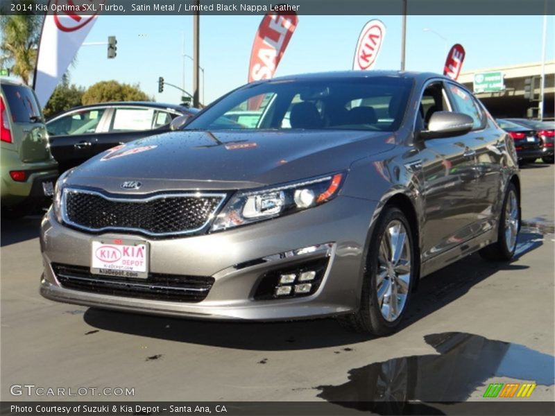 Satin Metal / Limited Black Nappa Leather 2014 Kia Optima SXL Turbo