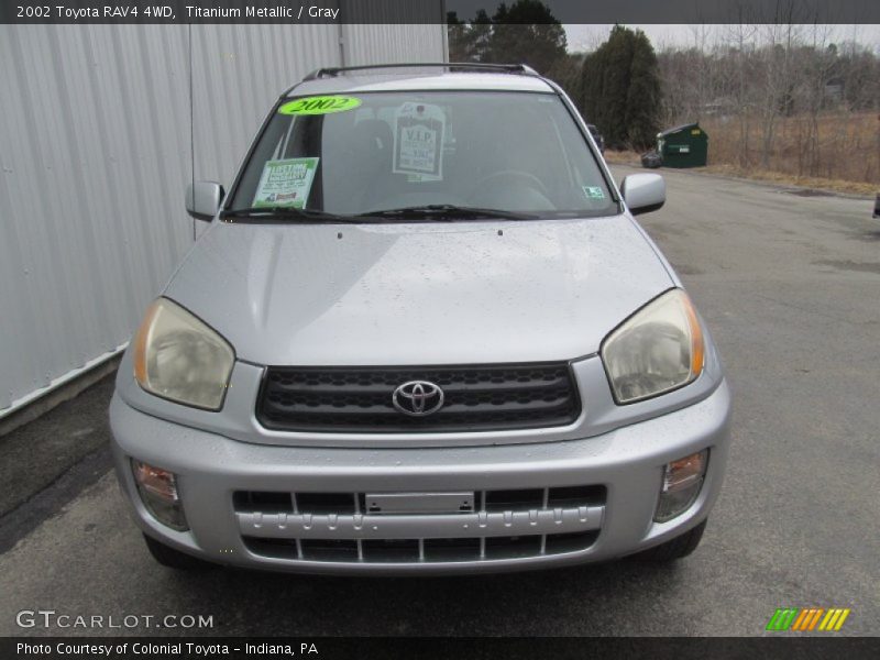 Titanium Metallic / Gray 2002 Toyota RAV4 4WD