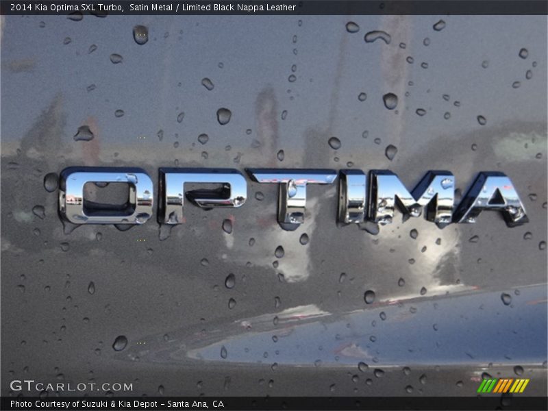 Satin Metal / Limited Black Nappa Leather 2014 Kia Optima SXL Turbo