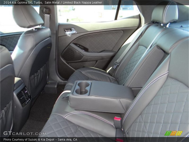 Satin Metal / Limited Black Nappa Leather 2014 Kia Optima SXL Turbo