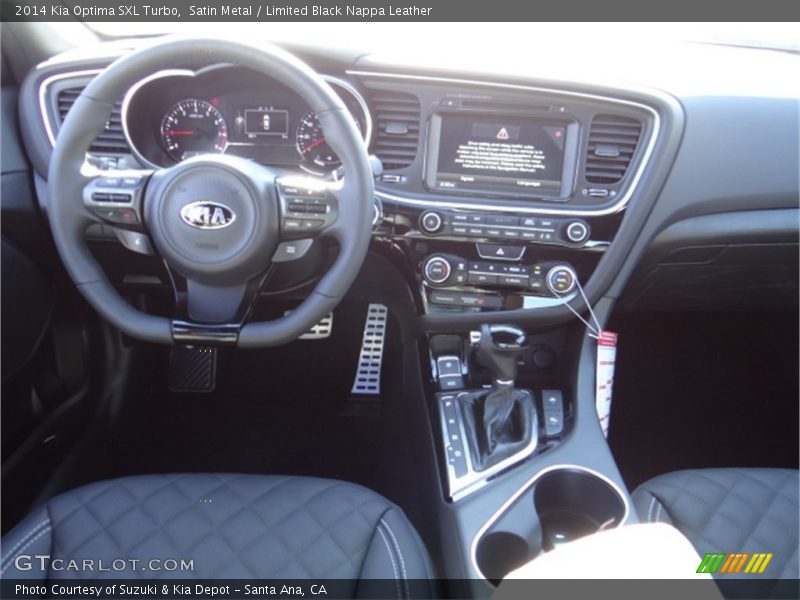 Satin Metal / Limited Black Nappa Leather 2014 Kia Optima SXL Turbo