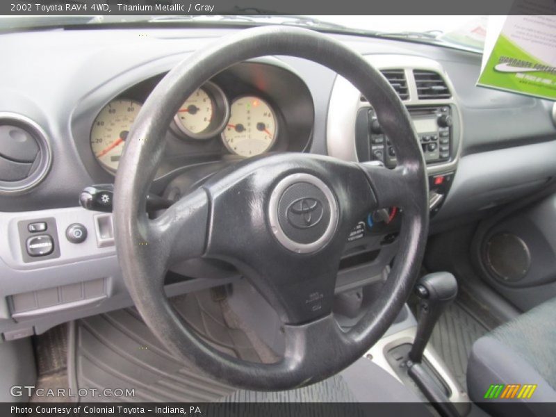 Titanium Metallic / Gray 2002 Toyota RAV4 4WD