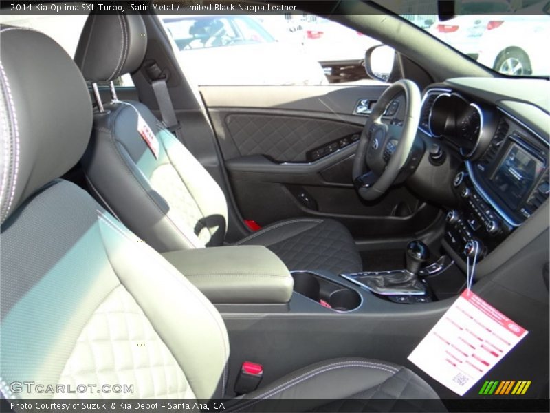 Satin Metal / Limited Black Nappa Leather 2014 Kia Optima SXL Turbo
