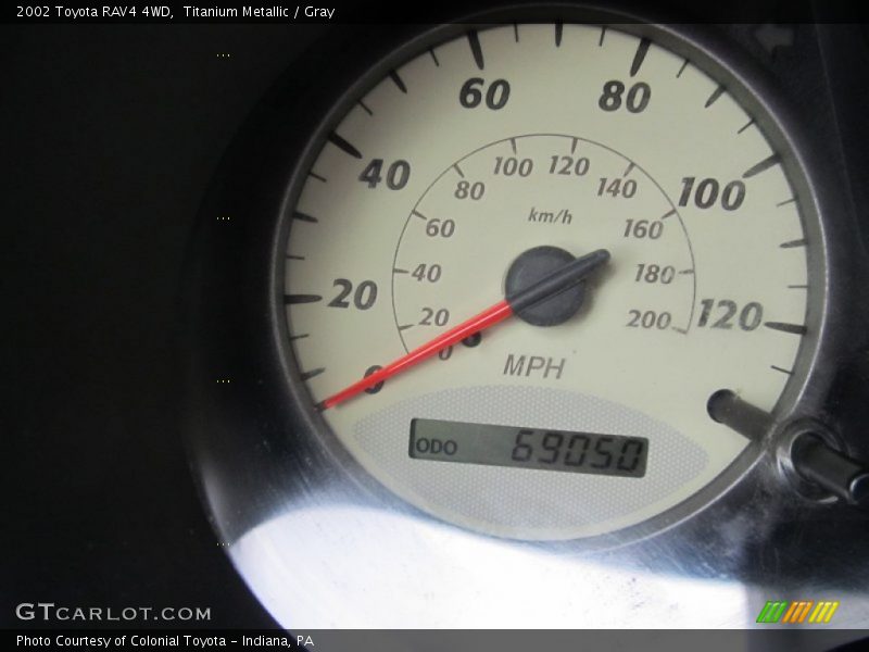 Titanium Metallic / Gray 2002 Toyota RAV4 4WD