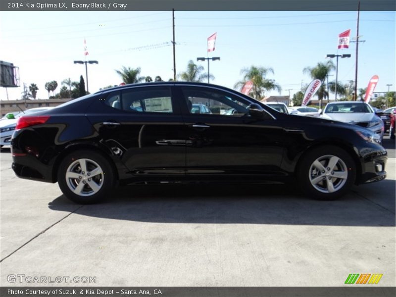 Ebony Black / Gray 2014 Kia Optima LX